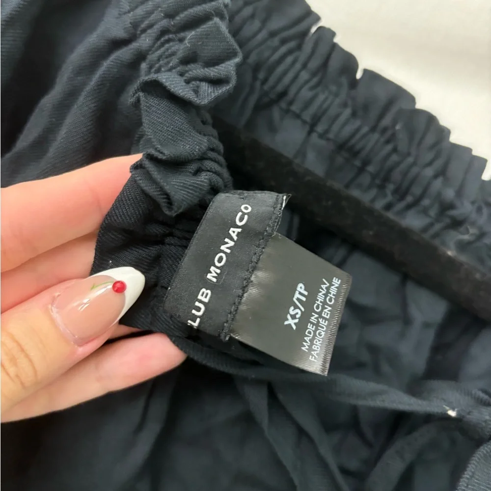 NWT Club Monaco Shirred Tie Shirt - Picture 7 of 9